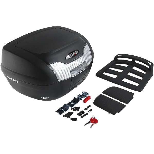 SH40 CARGO トップケース ブラック 無塗装