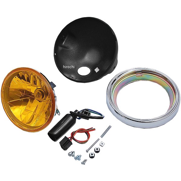 ライトキット リム 汎用ケース 黒/黄