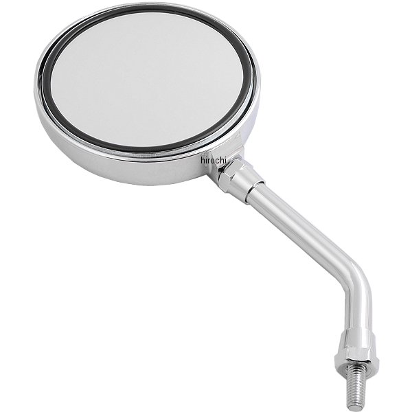 ショートミラー 8mm正ネジ Z2タイプ メッキ 1本入り