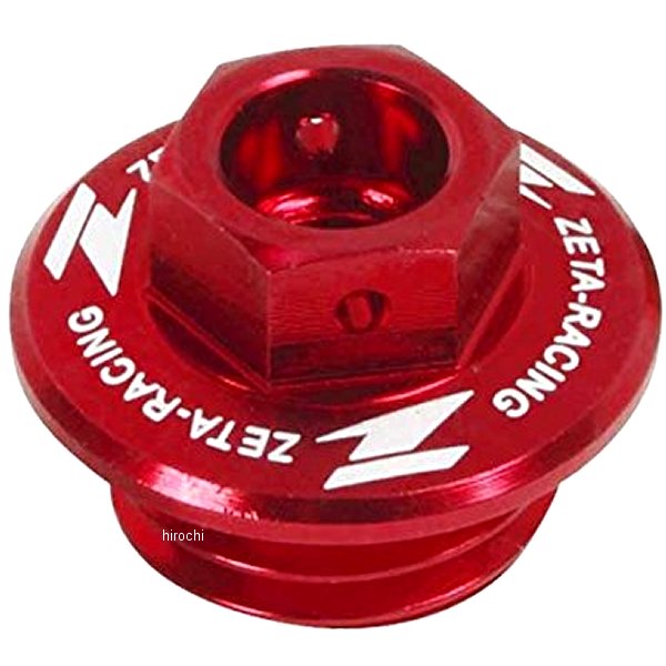 オイルフィラーキャップ 01年-13年 ヤマハ、スズキ 赤