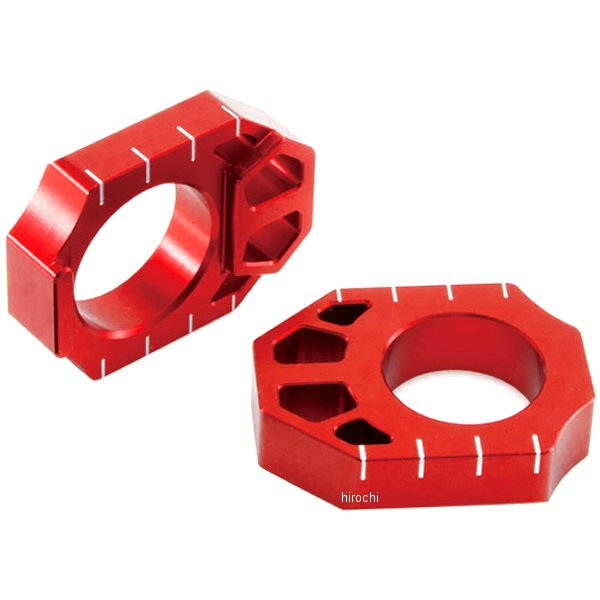 リアアクスルブロック 04年以降 スズキ、カワサキ 赤