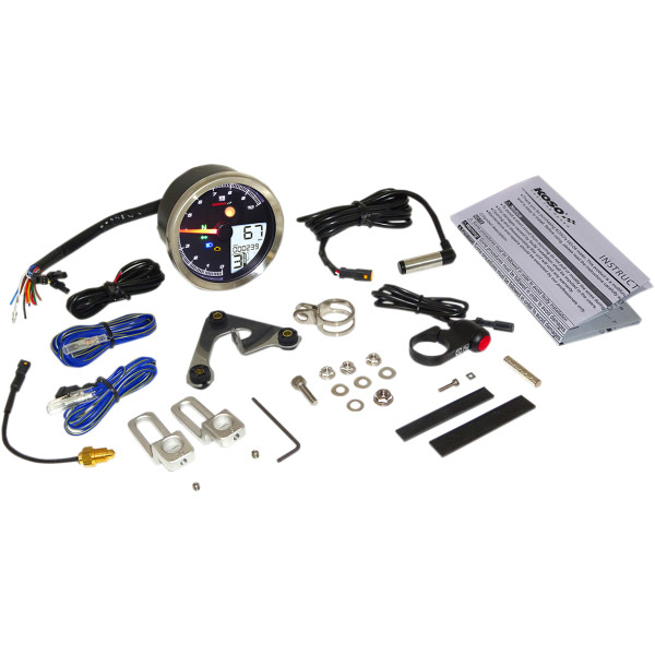 TNT-04 マルチファンクションメーター 汎用 シルバーベゼル