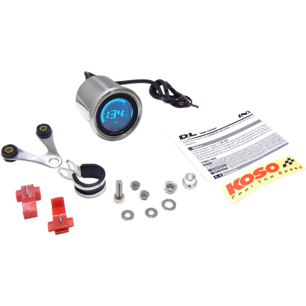 電圧計 DL-01V クローム