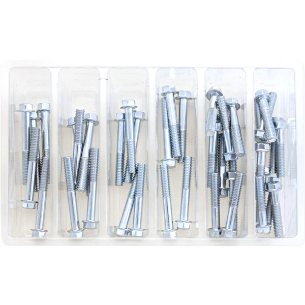 フランジボルト セット M6 30-55mm 60個入り