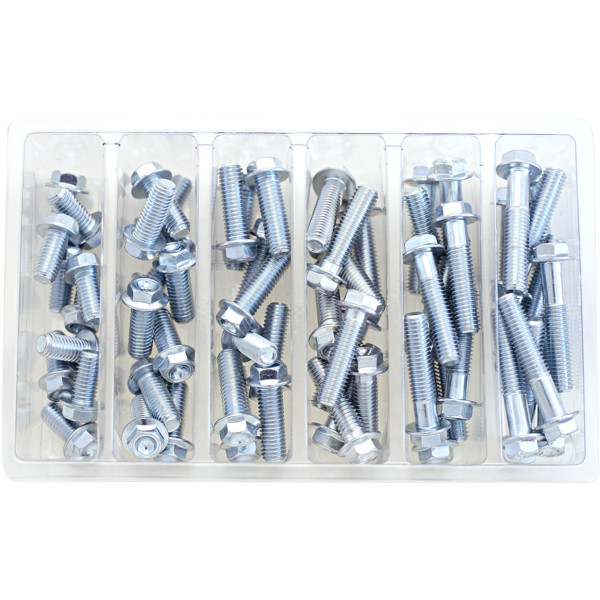 フランジボルト セット M8 16-45mm 70個入り