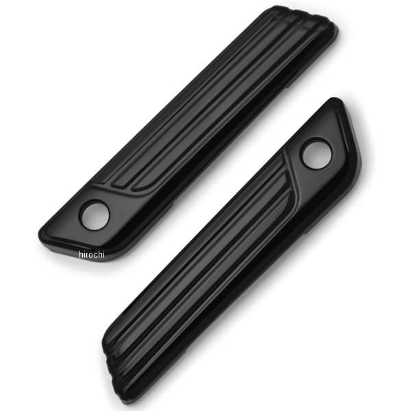 サドルバッグ ラッチ カバー 14年以降 FLH Tri-Line 黒