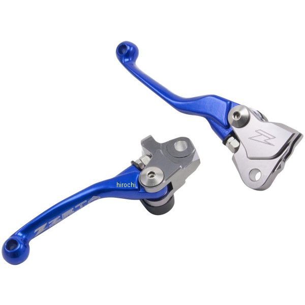 ピボットレバーセット FP 01年-12年 スズキ、カワサキ 3フィンガー レーサー用 青
