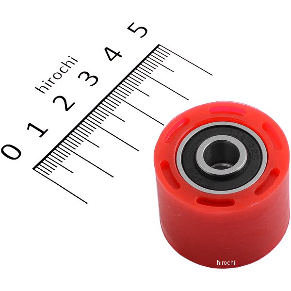 チェーンローラー S 32mm 赤 1個入り