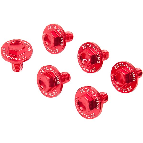 フォークガードボルトセット 08年-15年 RM-Z450、RM-Z250、RMX450Z 赤