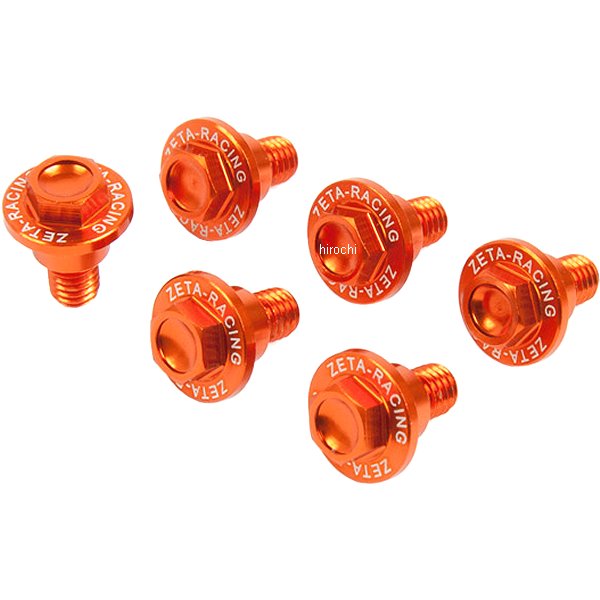 フォークガードボルトセット 00年-15年 KTM オレンジ