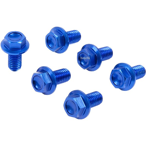 フォークガードボルトセット 91年-15年 ヤマハ、スズキ 青