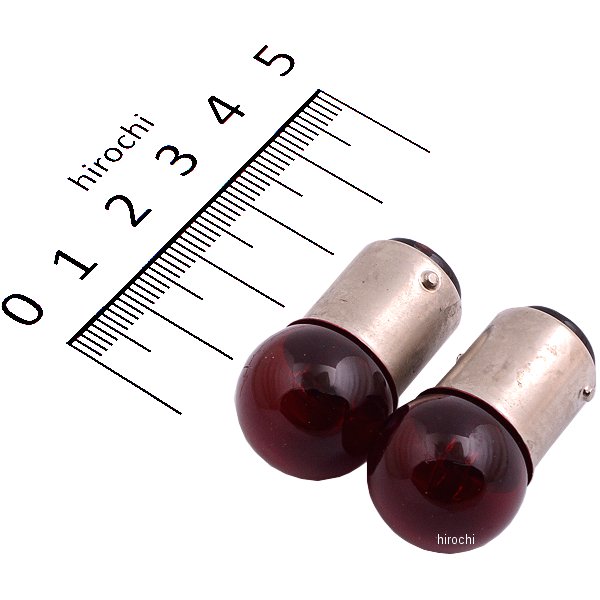 バルブ G18(BAY15d) 12V21/5W 赤 2個入り