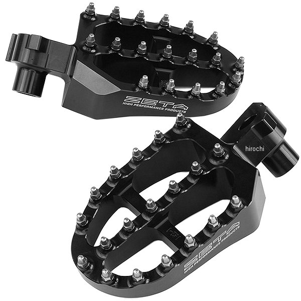 アルミフットペグ 02年-18年 YZ450、WR450、YZ250、YZ125 黒