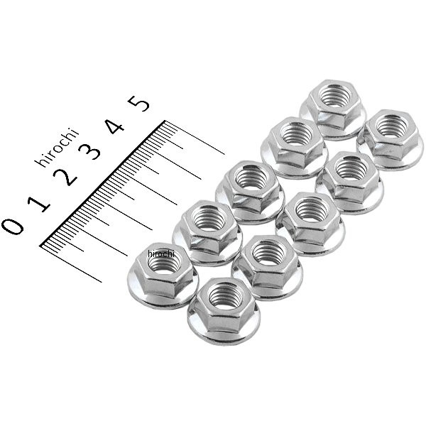 フランジ ナット M8 x 1.25 12mm (10個入り)
