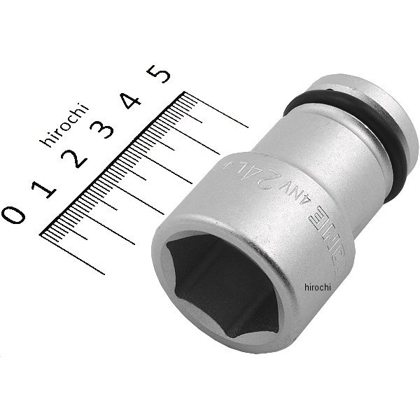インパクト用 ロングソケット 対辺 24mm 長さ 55mm 差込角 12.7mm (1/2インチ)