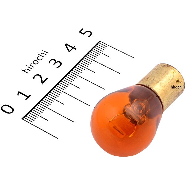 口金シングル球 12V21W 特殊ウインカー球 (オレンジ) (1個売り)