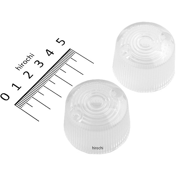 スリム&ショートスペアレンズ 汎用 2個 クリアー