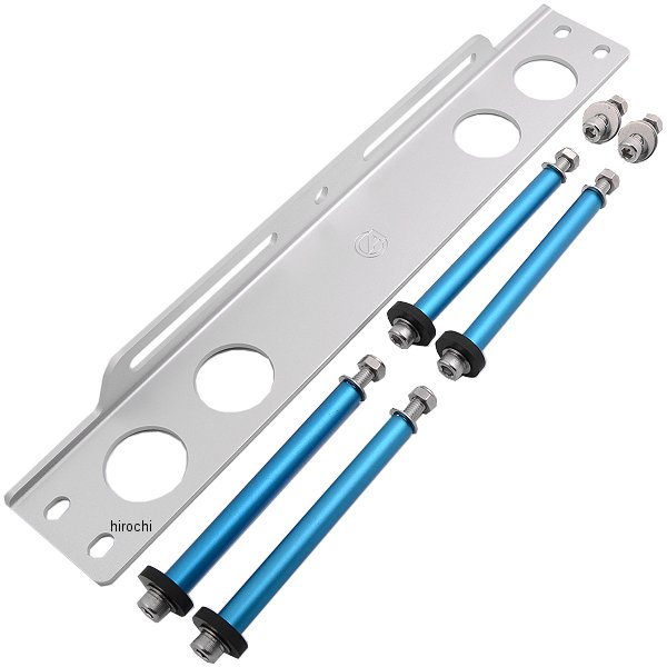 ストレートオイルクーラーステーセット 補修用 9インチ13段 84年-03年 84年-03年 GPZ900R、GPZ750R シルバー