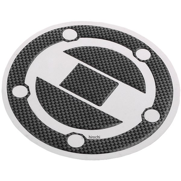 タンクキャップカバー スズキ車5穴 カーボンルック