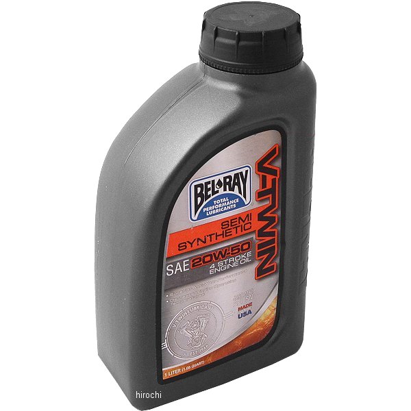 半化学合成 V-TWIN エンジンオイル 20W50 1リットル