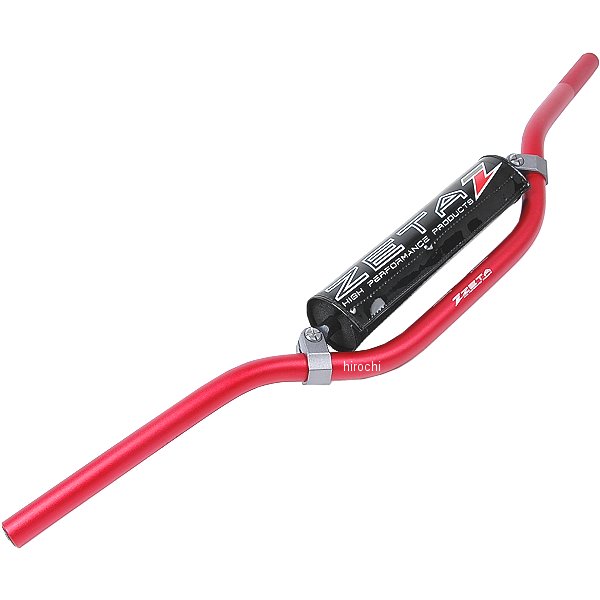 CXハンドルバー 04年-14年 ホンダ、カワサキ 赤 MX-123