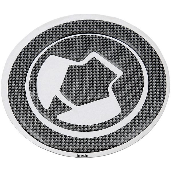 タンクキャップカバー カワサキ車 汎用 カーボンルック