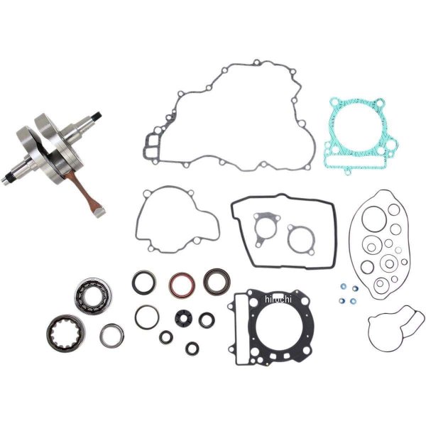 【セール特価】 クランクシャフト ボトムエンドキット ベアリング、ガスケット付き 14年以降 KX100