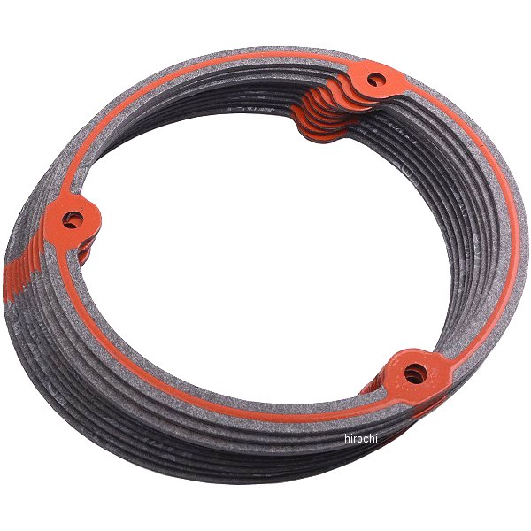 ダービーカバーガスケット 1.60mm 70年-E98年 シリコン付ペーパー (10個入り)