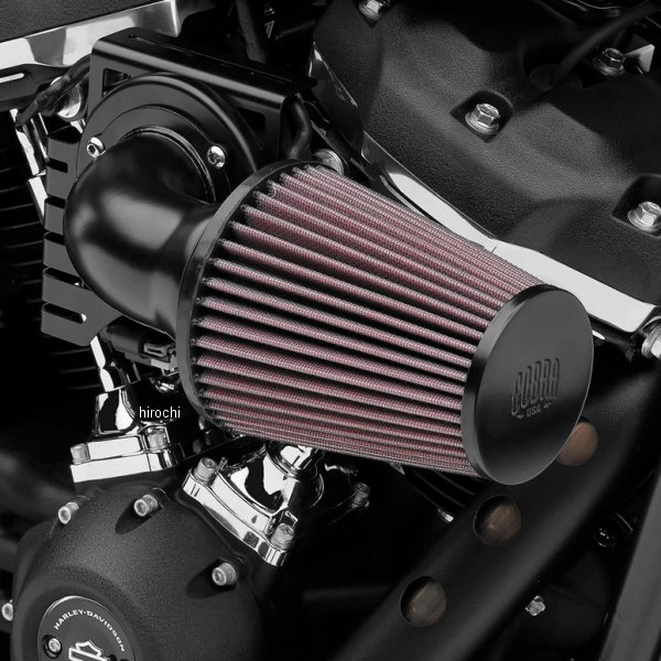 エアクリーナー コーンエア 00年-17年 Twin Cam 黒