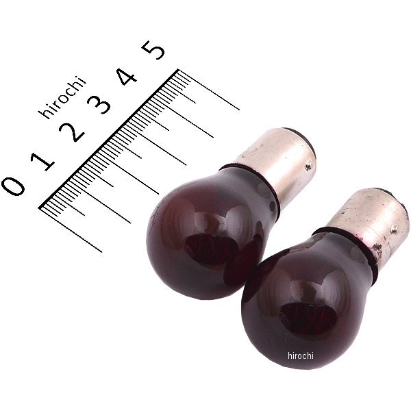 バルブ S25(BAY15d) 12V21/5W 赤 2個入り