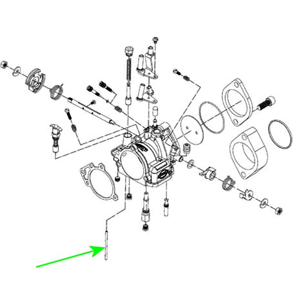 493945   ファースト アイドル ピックアップ チューブ ブラス 0.125インチx2.35インチ