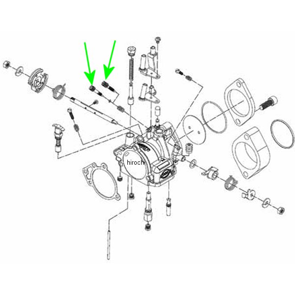 495690   キャブレター アイドル ミクスチャー スクリュー 新タイプ (5個入り)