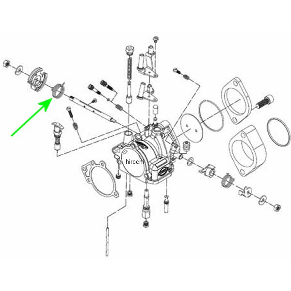 499022   スロットル リターン スプリング (5個入り)