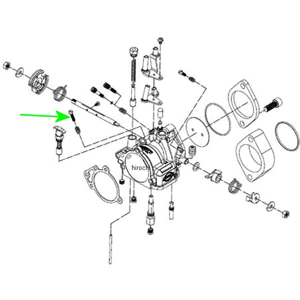 499046   フラットヘッド スクリュー 8-32 x 7/8インチ ZINC (10個入り)
