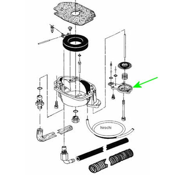 499179   アクセラレーター ポンプ カバー アッセンブリ