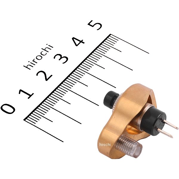 ミニスイッチ 汎用1穴 プッシュスイッチ 真鍮