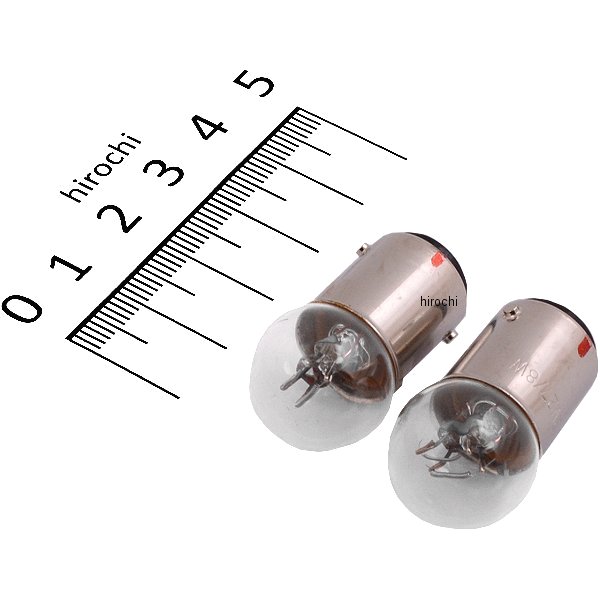 口金ダブル球 12V27/8W ウインカー/ポジション球 (クリア) (2個入り)