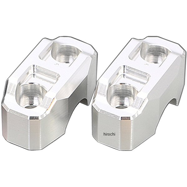 ハンドルアッパーホルダー PCX150、PCX125、グロム タイプ3 シルバー