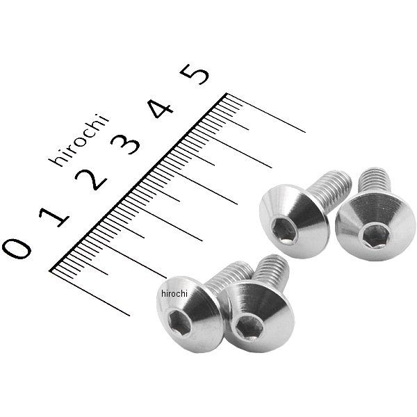 テーパーキャップボルト M6x15mm ステンレス 4個入り