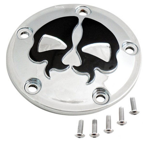 ポイントカバー スプリットスカル 99年-17年 Twin Cam クローム