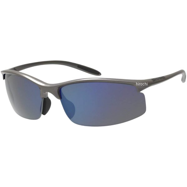 SAMV-1051  エアレス・ムーブ 偏光レンズモデル マットガンメタリック/青 140mmx40mm