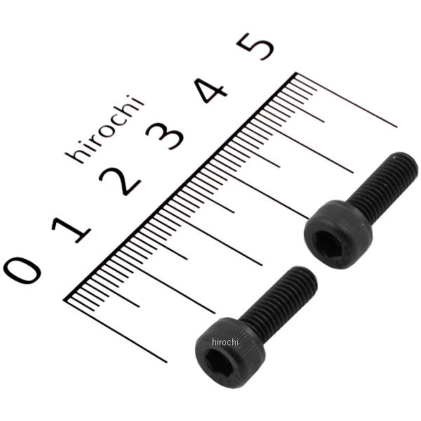 ステンレスブラックキャップボルト M5X15 黒 2個入り