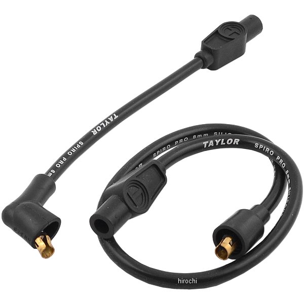 8mm プラグコード 80年-98年 FLT/86年-03年 XL 黒