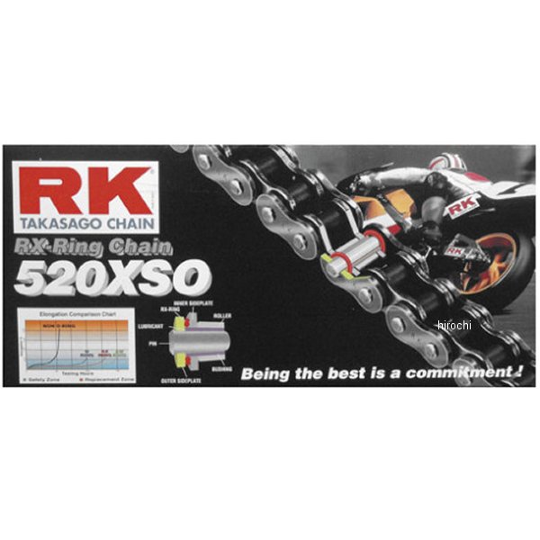 チェーン 520XSO RX-リング ナチュラル 108L