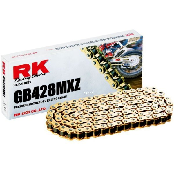 チェーン 428MXZ4 プロヘビーデューティー ゴールド 120L