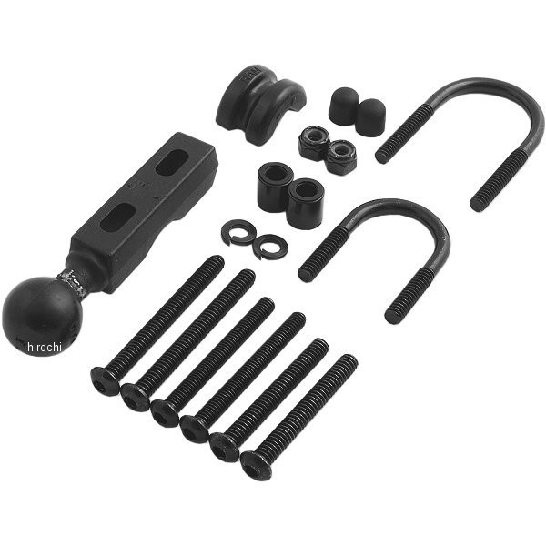 ブレーキ/クラッチ取付ベース(Uボルト付) 汎用 黒