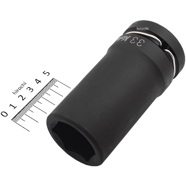 1インチsq 薄肉インパクトディープソケット 33mm