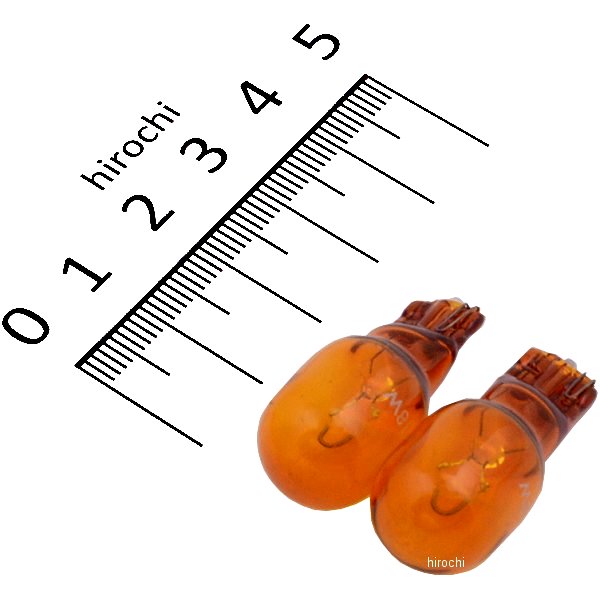 ウエッジバルブ T15 12V18W アンバー 2個入り