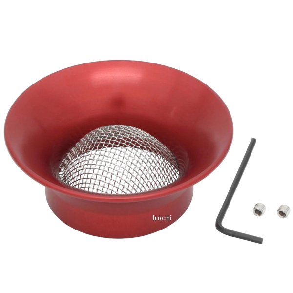 ユニバーサル アルミマシンドエアファンネル 44mm VM26 赤