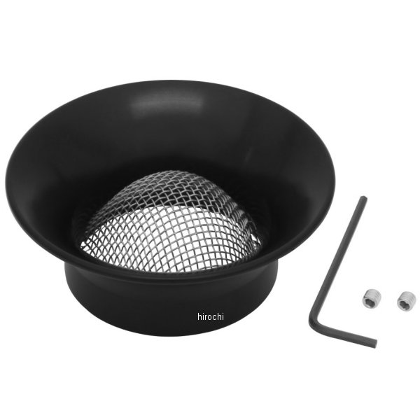 ユニバーサル アルミマシンドエアファンネル 44mm VM26 黒